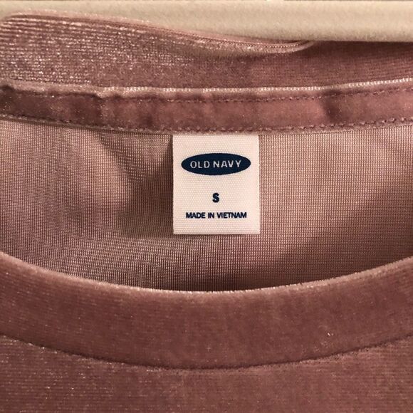 OLD Navy Pink Suede Shirt - S - Picture 2 of 5